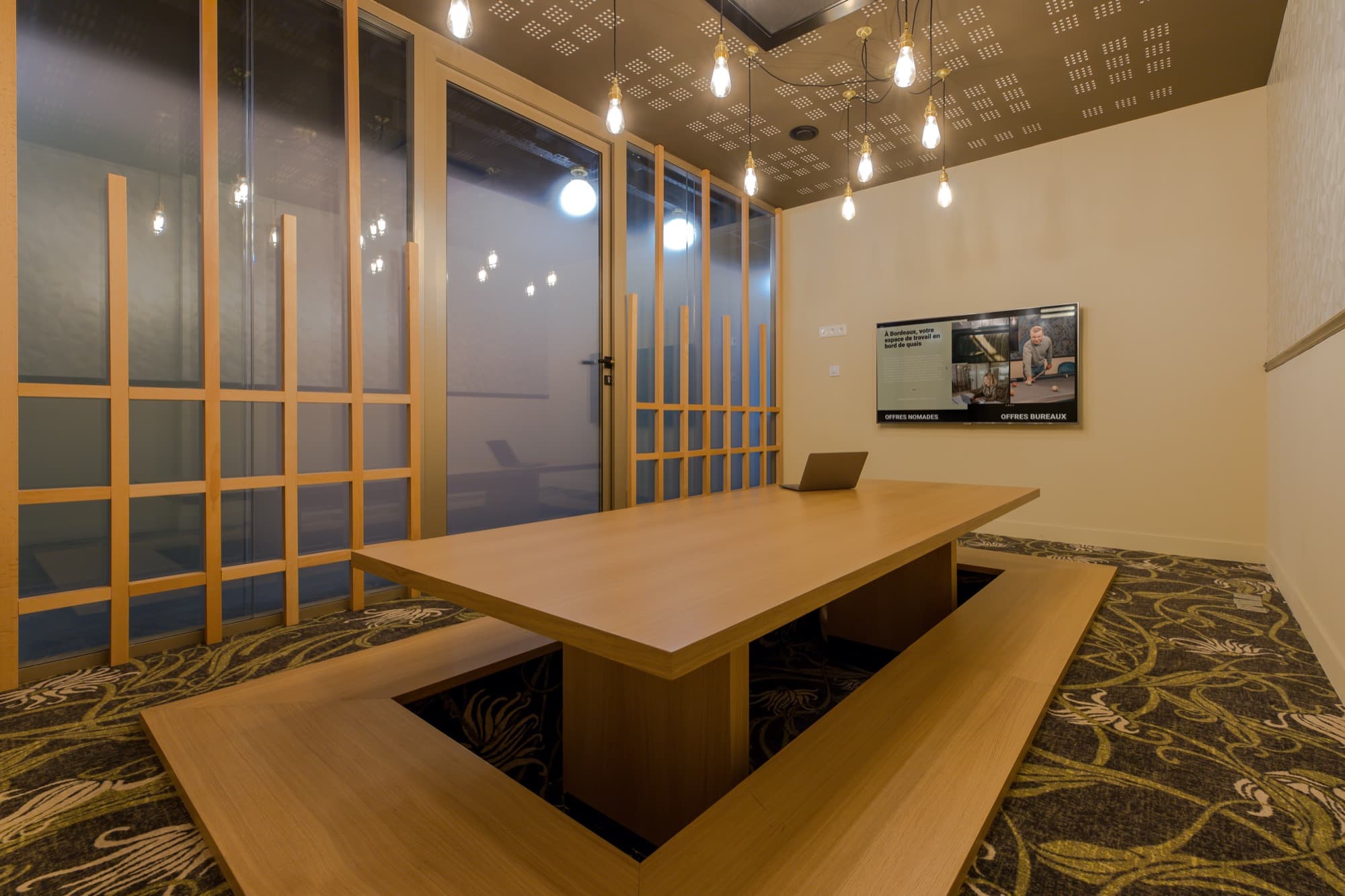 Open space coworking (postes), vue 2