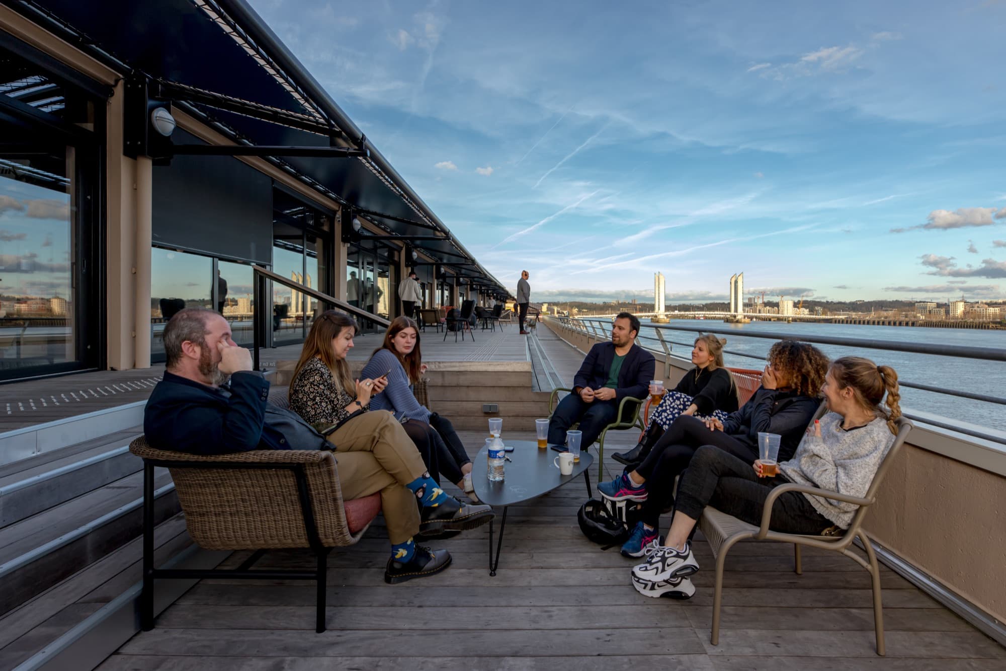 Open space coworking (postes), vue 3