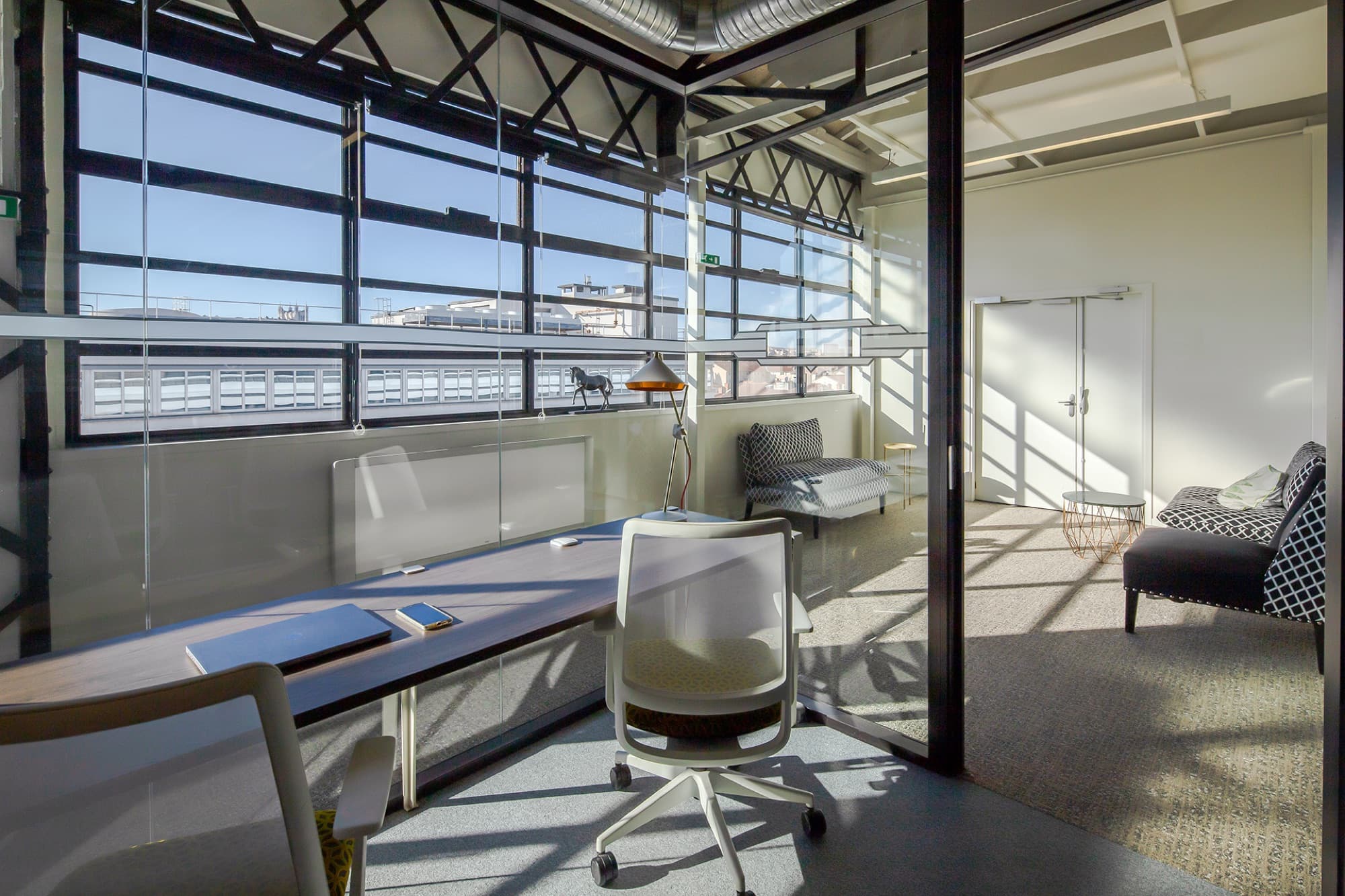 Open space coworking (postes), vue 3