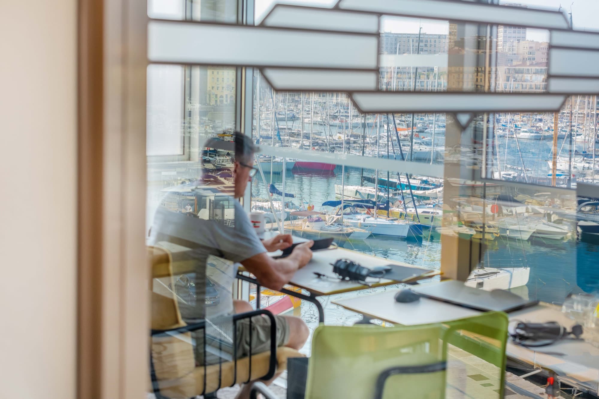Open space coworking (postes), vue 2