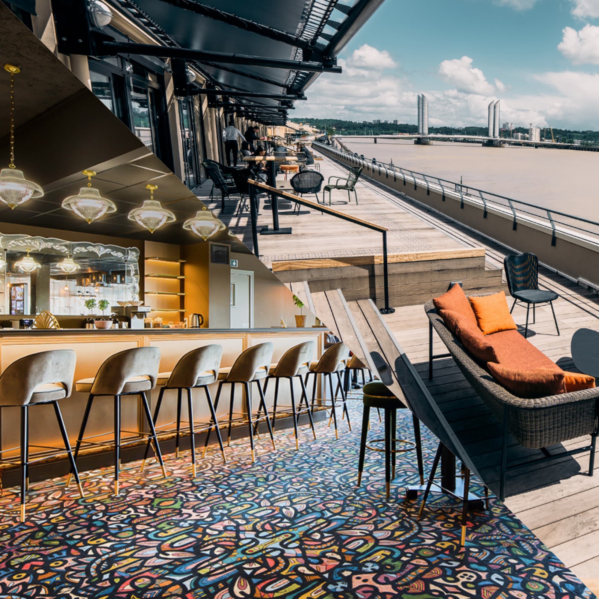 Espace événementiel – Bar et Terrasse, vue 1