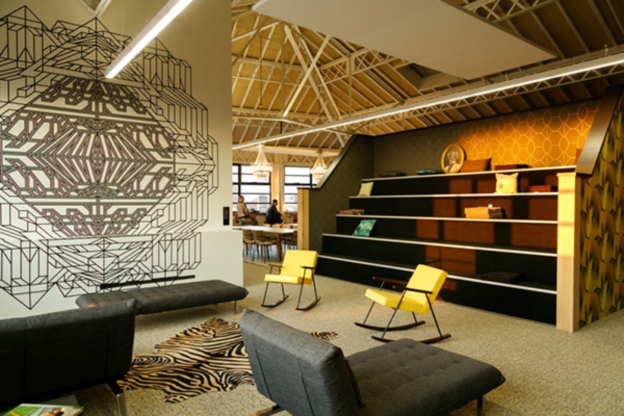 Espace gradins, vue 1