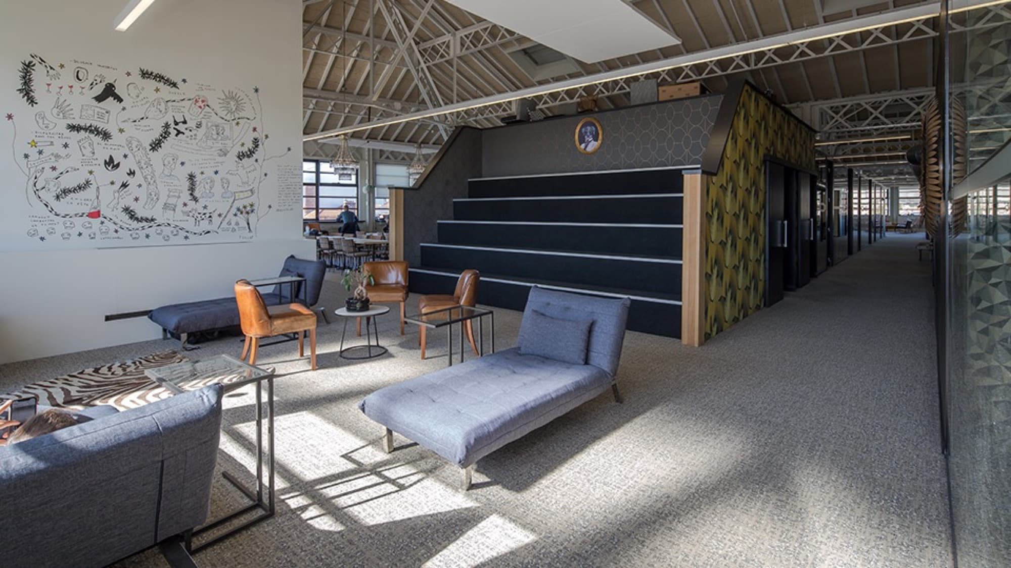 Espace gradins, vue 3