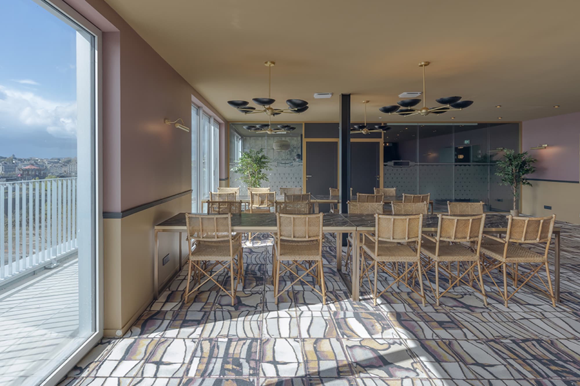 Espace Tisanerie, Bar et Terrasse, vue 1