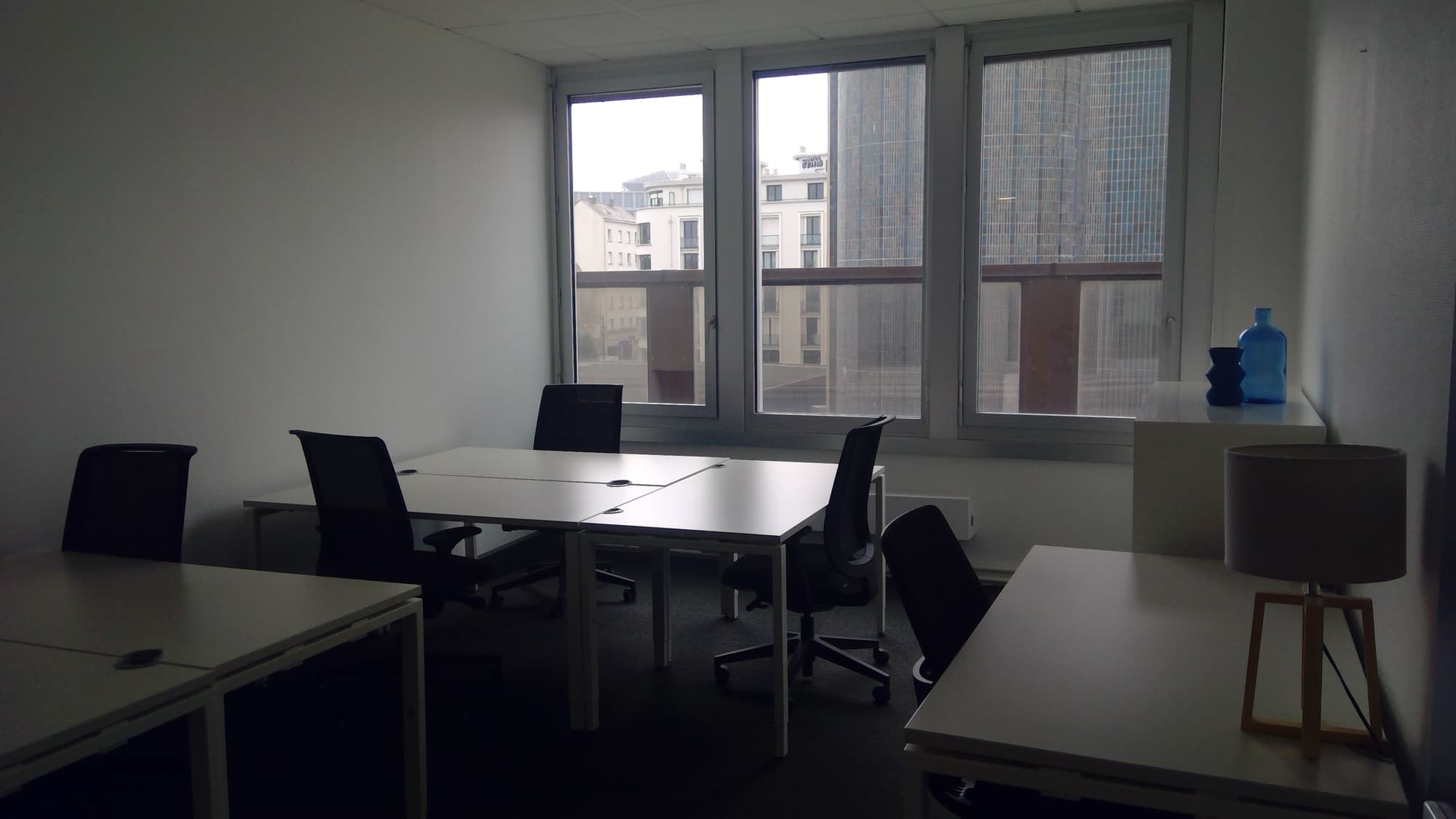 Bureau privé 5 postes, vue 2