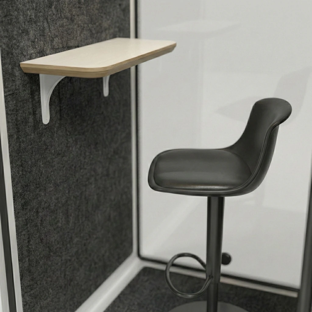 Mobilier intégré de la cabine acoustique KBEEN FOCUS