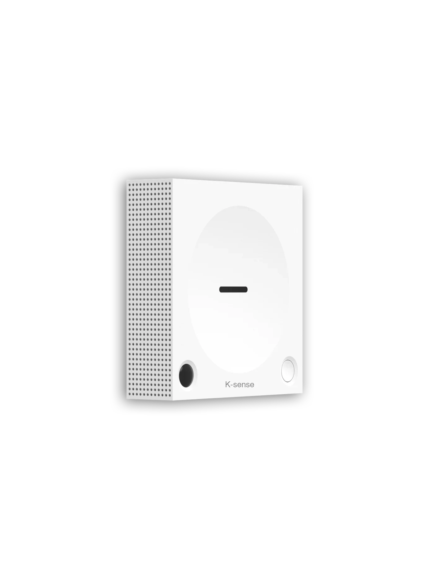 Capteur d'occupation et de qualité d'air K-sense vu de trois-quarts